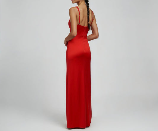 SCARLET ALLURE DRESS