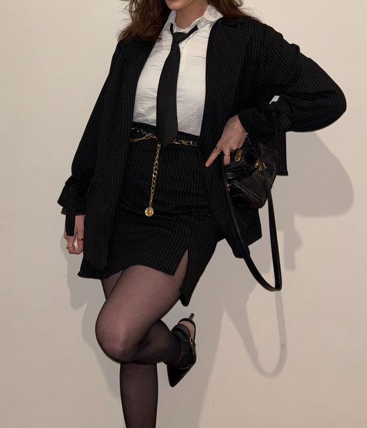 COMO SET BLAZER & SKIRT