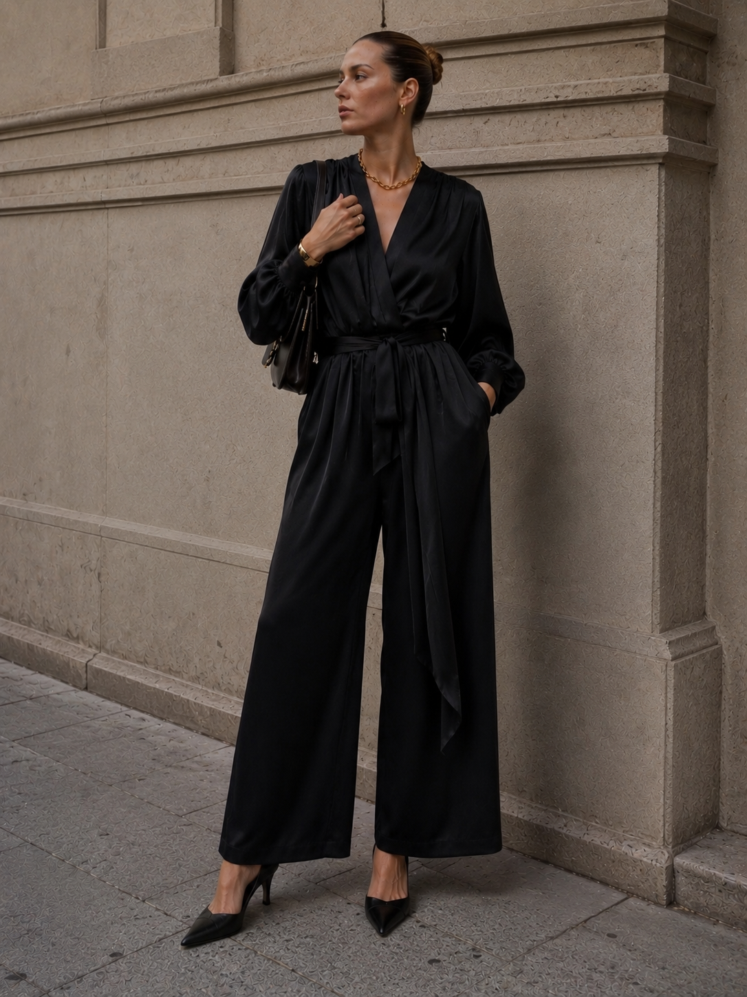 EDITORIAL OVERSIZED JUMPSUIT