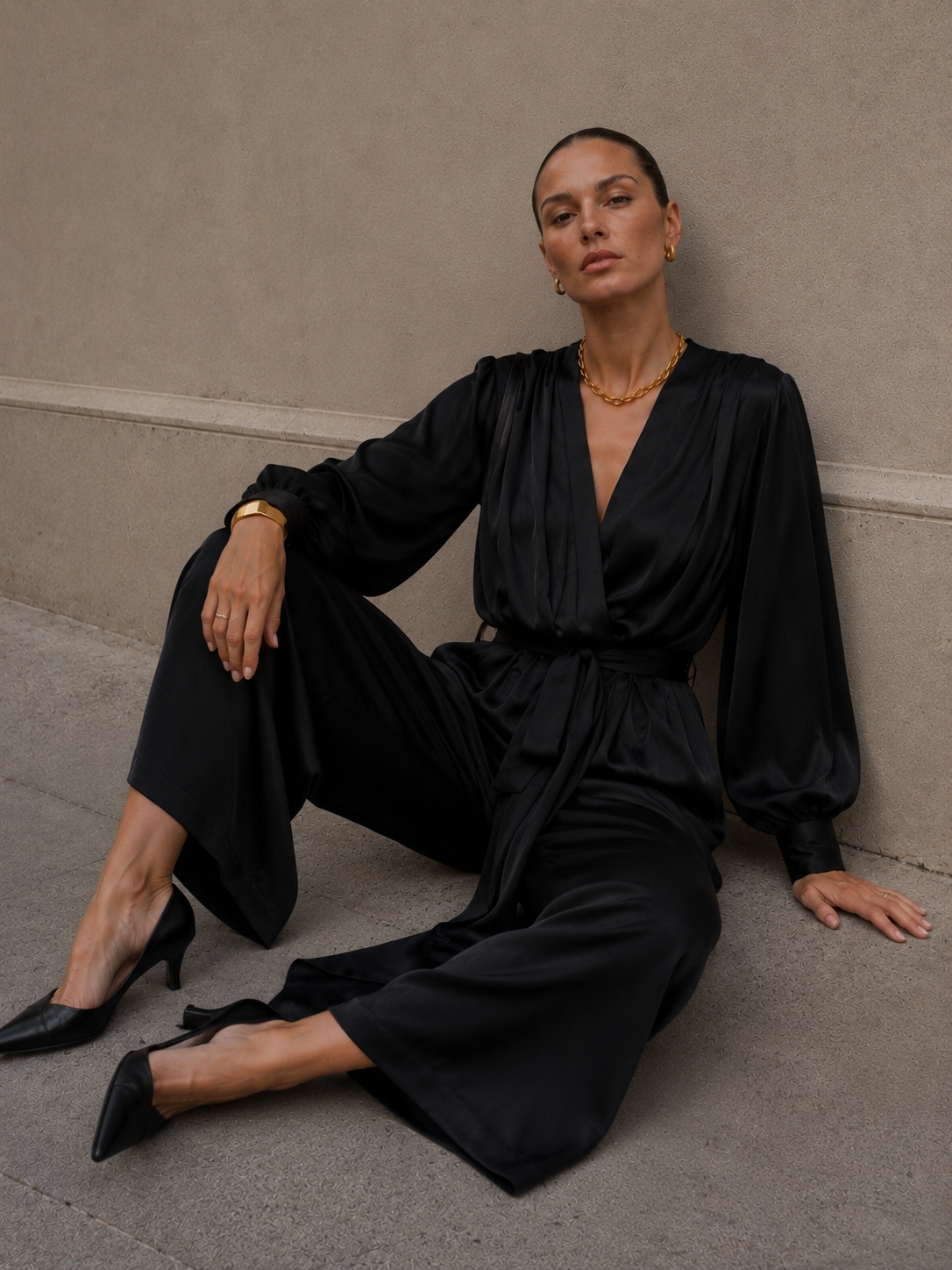 EDITORIAL OVERSIZED JUMPSUIT