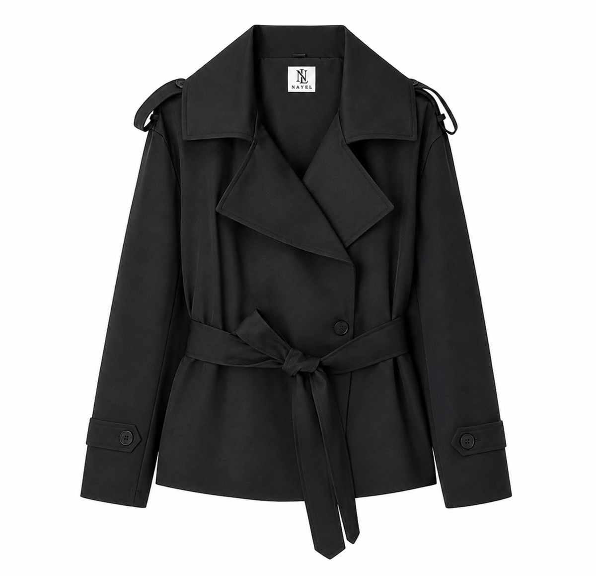 SHORT OVERSIZED TRENCH COAT