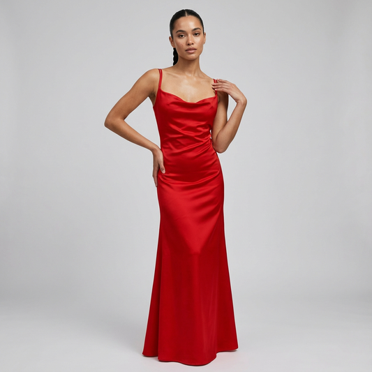 SCARLET ALLURE DRESS