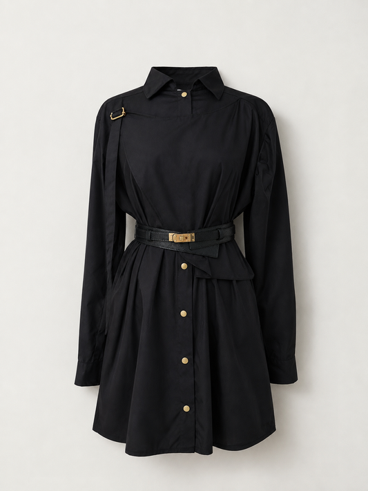 SAMURAI OVERSIZED SHIRT DRESS