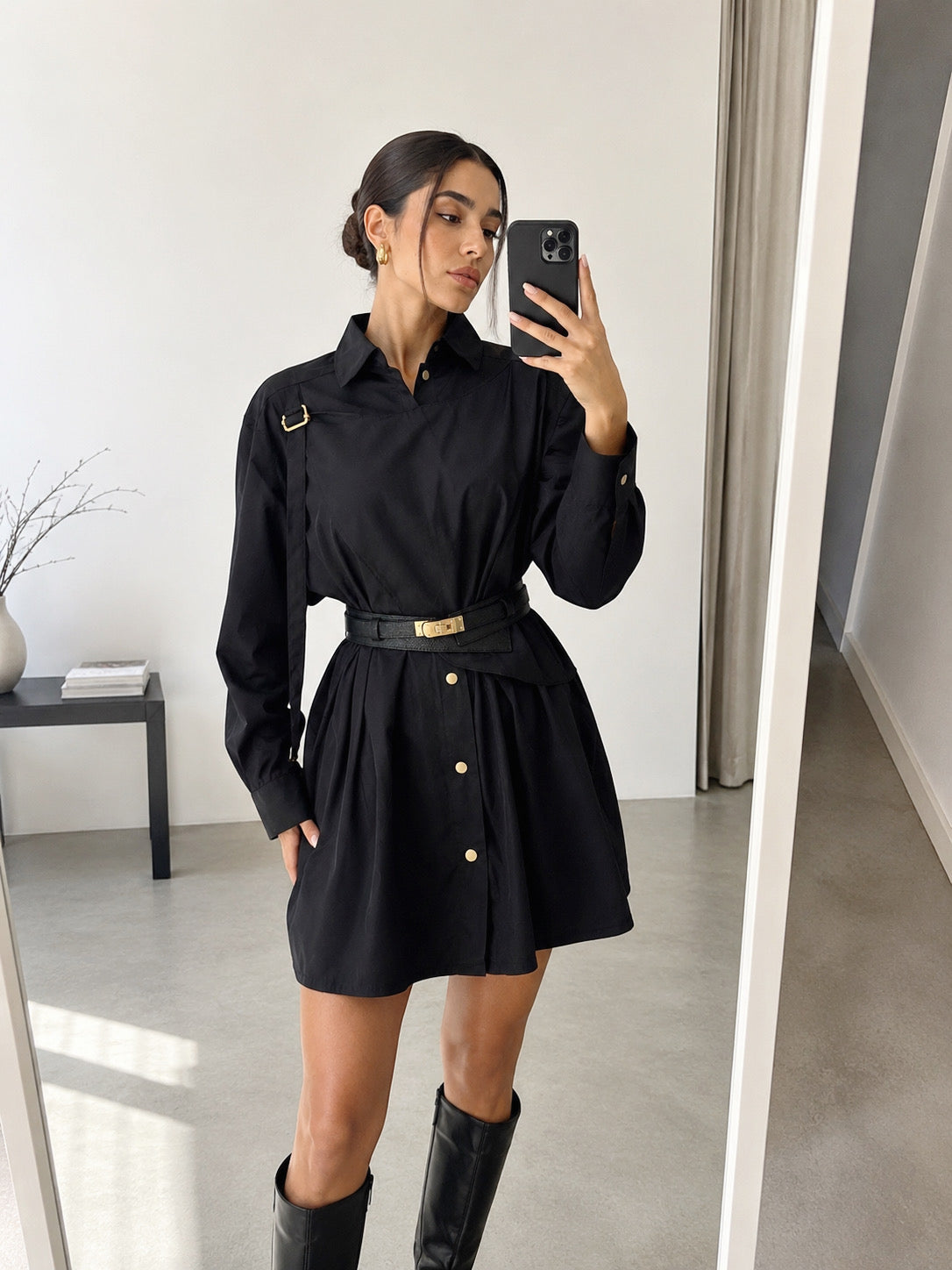 SAMURAI OVERSIZED SHIRT DRESS